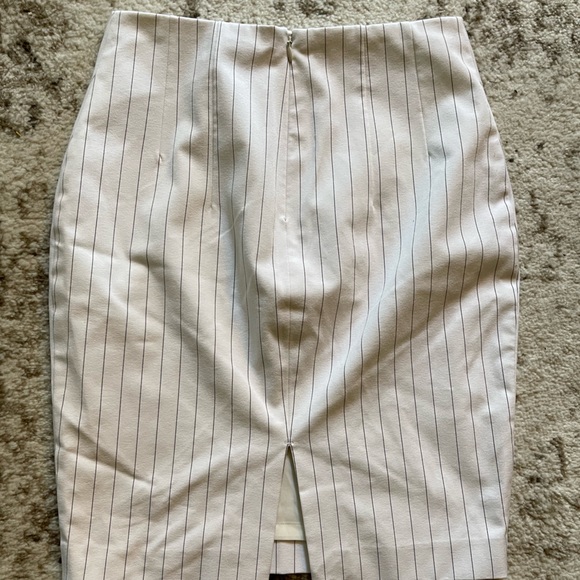 Mid length pin stripe pencil skirt from Express - Picture 2 of 3